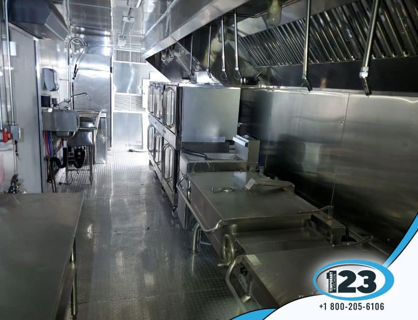 26ft Military Bulk Kitchen: equipment reference